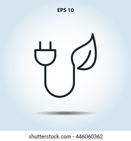energy save line icon