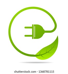 Energy saveing  leaves and electric plugs design