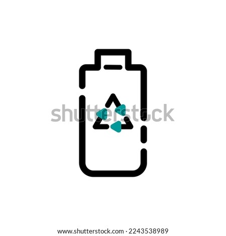 Energy saver battery vector icon. Power saving mode icon.