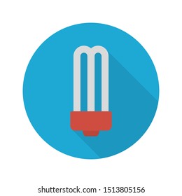 energy saver glyph flat vector icon