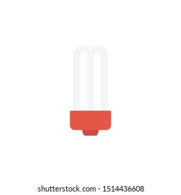 energy saver glyph flat vector icon