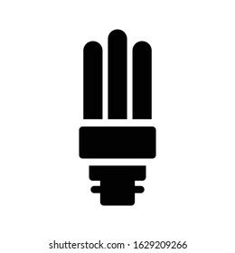 energy saver vector glyph flat icon 
