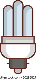 ilustración del vector ahorro de energía en un fondo transparente. Símbolos de calidad premium. Icono de color plano de línea vectorial para el concepto y el diseño gráfico.