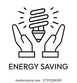 Energiesparendes Stromsparsymbol