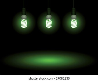 Energy saving fluorescent light bulb