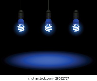 Energy saving fluorescent light bulb