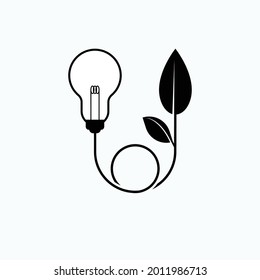 Energy Saving Icon  - Vector.