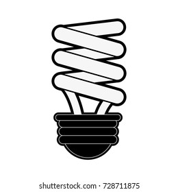 energy saving lightbulb eco friendly icon image 