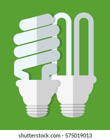 energy saving lightbulb icon image vector illustration design 