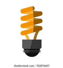 energy saving lightbulb icon image
