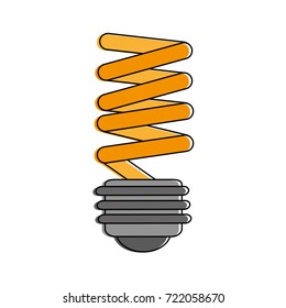 energy saving lightbulb icon image 