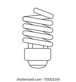 energy saving lightbulb icon image 