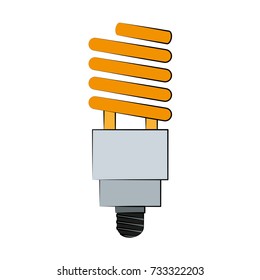 energy saving lightbulb icon image 