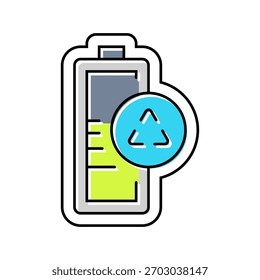 energy saving mode color icon vector. energy saving mode sign. isolated symbol illustration