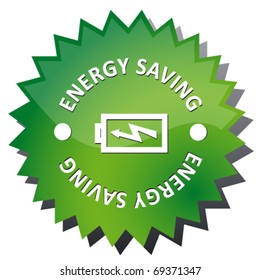 energy saving sign