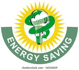 Energy saving symbol