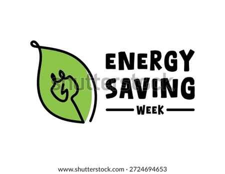 Energy Saving Week. January. Eps 10.