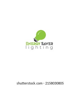 Energy Sever Vector Logo With Blub Icon 