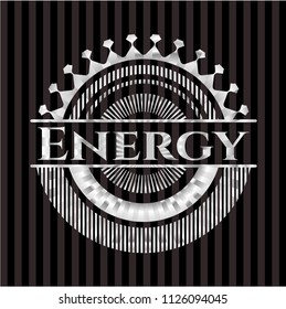 Energy silvery emblem