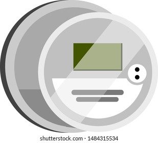 Energy Smart Meter 3D Vector