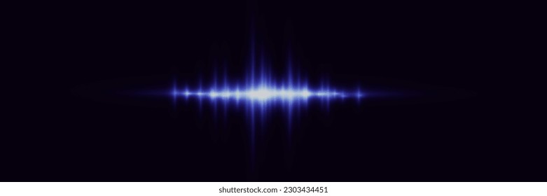 Energy of speed and movement of light. Light horizontal lines.