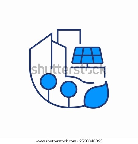 energy storage icon sign vector