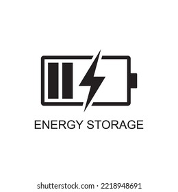 energy storage icon , technology icon