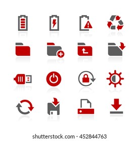 Energy and Storage Vector Icons