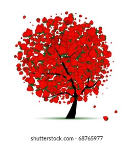 Energy strawberry tree for your design