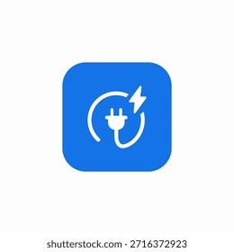 Icono de suministro de energía signo Vector