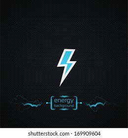 Energy techno vector background for your design