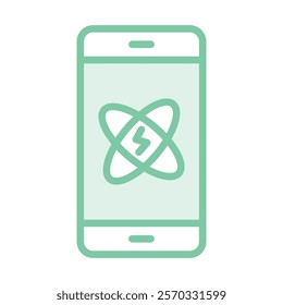 Energy Technology duotone line icon, editable vector icon, pixel perfect, illustrator ai file 