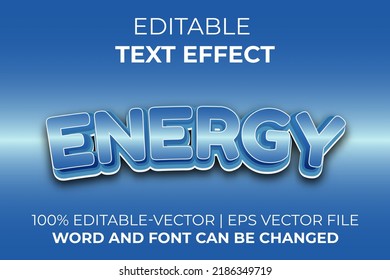 Energy Text Effect, Easy To Edit