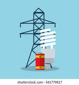 Energy tower and light bulb design