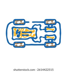 energy transfer electric doodle icon sketch vector. energy transfer electric sign. isolated symbol illustration