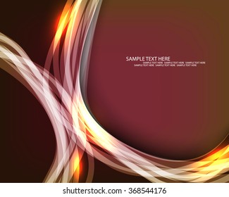 energy transparent lines surrounding a frame corporate background