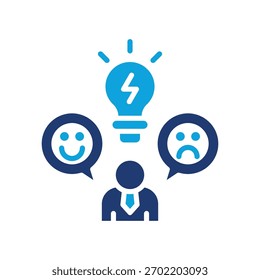Ilustração de vetor misto do ícone de comportamento do usuário de energia
