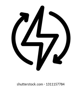 energy vector icon