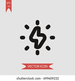 Energy vector icon illustration symbol