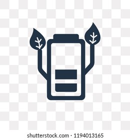 energy vector icon isolated on transparent background, energy transparency concept can be used web and mobile
