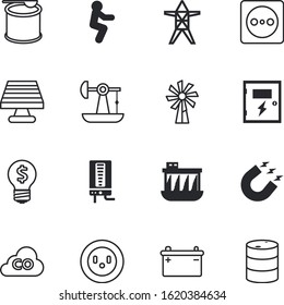 energy vector icon set such as: clean, man, success, weight, human, science, pollutant, cloud, stretch, bright, temperature, hydro, bulb, spill, hot, jack, pole, magnetic, heater, propeller, service