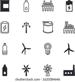 energy vector icon set such as: pollution, creativity, temelin, invention, lamp, bright, pipe, drawing, idea, pole, emblem, cooling, global, glass, manufactory, template, lightbulb, bulb, solution