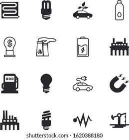 energy vector icon set such as: plastic, home, temperature, collision, ideas, thirst, supply, heated, halogen, school, accumulator, success, education, sports, empty, level, button, warm, efficiency