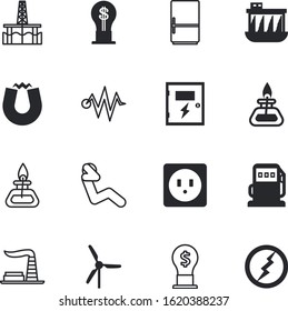 energy vector icon set such as: wire, magnetize, workout, cooler, battery, worker, fresh, european, household, man, nature, platform, 3d, spark, diesel, connector, distribution, classic, eco