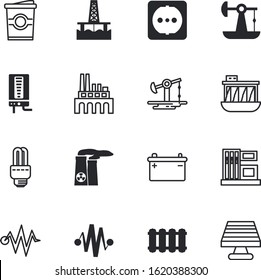 energy vector icon set such as: connect, switch, long, storage, worker, central, wall, industry, petrochemical, automotive, infographic, sweet, landscape, plumbing, takeaway, drink, climate, portable