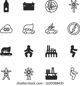 Energy Vector Icon Set Such As: Service, Outer, Thirst, Boiler, Pollutant, Co2, Flask, Beverage, Education, Derrick, Air, Inner, Lineman, Decorative, Volt, Plastic, Construction, Bicycle, Storage