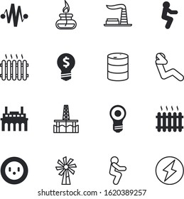 energy vector icon set such as: speed, windmill, tag, powerful, button, line, construction, sea, gardening, rotate, alternative, research, mill, success, efficient, crisis, laboratory, well, 3d