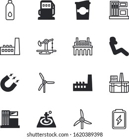 energy vector icon set such as: upstream, body, coffe, streching, volt, empty, school, force, petrochemical, well, lifestyle, home, battery, mill, cafe, physics, yoga, attract, liquid, takeaway