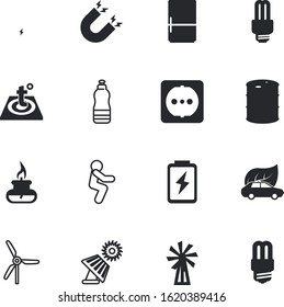 energy vector icon set such as: button, sun, line, freeze, attraction, crude, storage, laboratory, oil, nozzle, cfl, petrol, people, gallon, man, magnet, switch, household, freezer, athlete, image