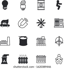 energy vector icon set such as: simple, radiator, plug, loss, conservation, room, halogen, cfl, wing, charging, temperature, portable, single, manufacturing, tank, ecological, protein, attraction